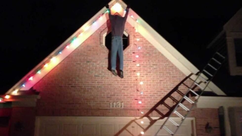Christmas Light Safety, i.e. Don’t Be a Clark Griswold