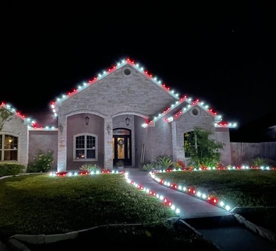 Christmas light installation in st George, utah